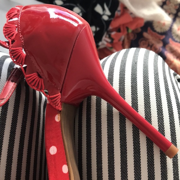 Dumond crochet eyelet heels made in Brazil 🇧🇷 - Picture 4 of 5